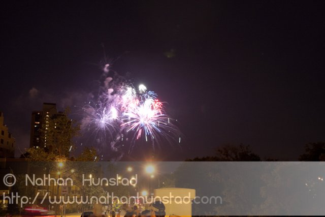 Minneapolis fireworks on 4 July 2010